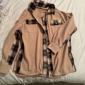 Fp inspired waffle knit shacket, S